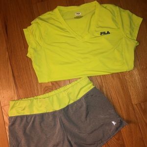 Neon workout set